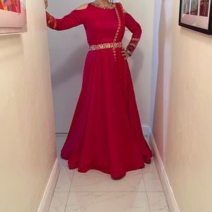 Stunning Anarkali Bollywood Outfit, size 38 (size 2 US)